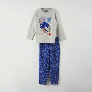 Conjunto Pijama Niño Lets Go! Azul Sonic