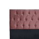 thumbnail image 2 of Respaldo Super King Piso Capitone Premiun 200x140 Cm Palo Rosa Felpa, 2 of 3