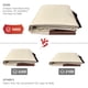 thumbnail image 3 of Funda para muebles de patio Tuyeho para mesa redonda 84 cm x 71 cm, beige, 3 of 7