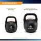 thumbnail image 2 of Kettlebell MARCY SKB-040 de 18,1 kg con mango suave, 2 of 7