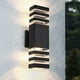 thumbnail image 3 of Lámpara Aplique Pared Exterior LED Impermeable Negra Jhn, 3 of 3
