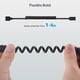 thumbnail image 4 of Cable de carga Cable Matters USB a USB C enrollado de 1 a 4 pies 3 A, 4 of 7