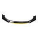 thumbnail image 2 of Kit De Labios De Parachoques Delantero De Coche Universal De 3 Piezas Reemplaza A Automotive Premium Negro Amarillo, 2 of 4