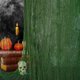 thumbnail image 1 of Tela Verde Espeluznante WSFSLJWDW 200x150 cm - Halloween, 1 of 8