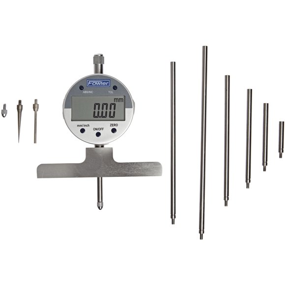 Calibrador de profundidad electrónico Fowler 54-125-777-0, rango 0‑558 mm