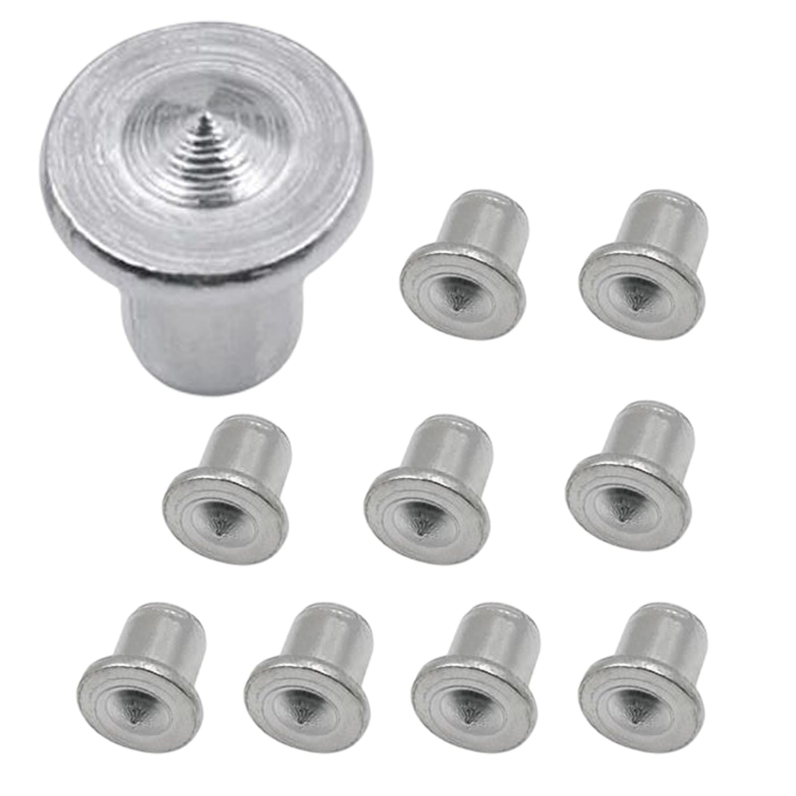 Ioensy - 10 Uds Pasadores De Pasador De Centro Portátil Pasador De Puntos De Taladro Para Carpintería 6mm