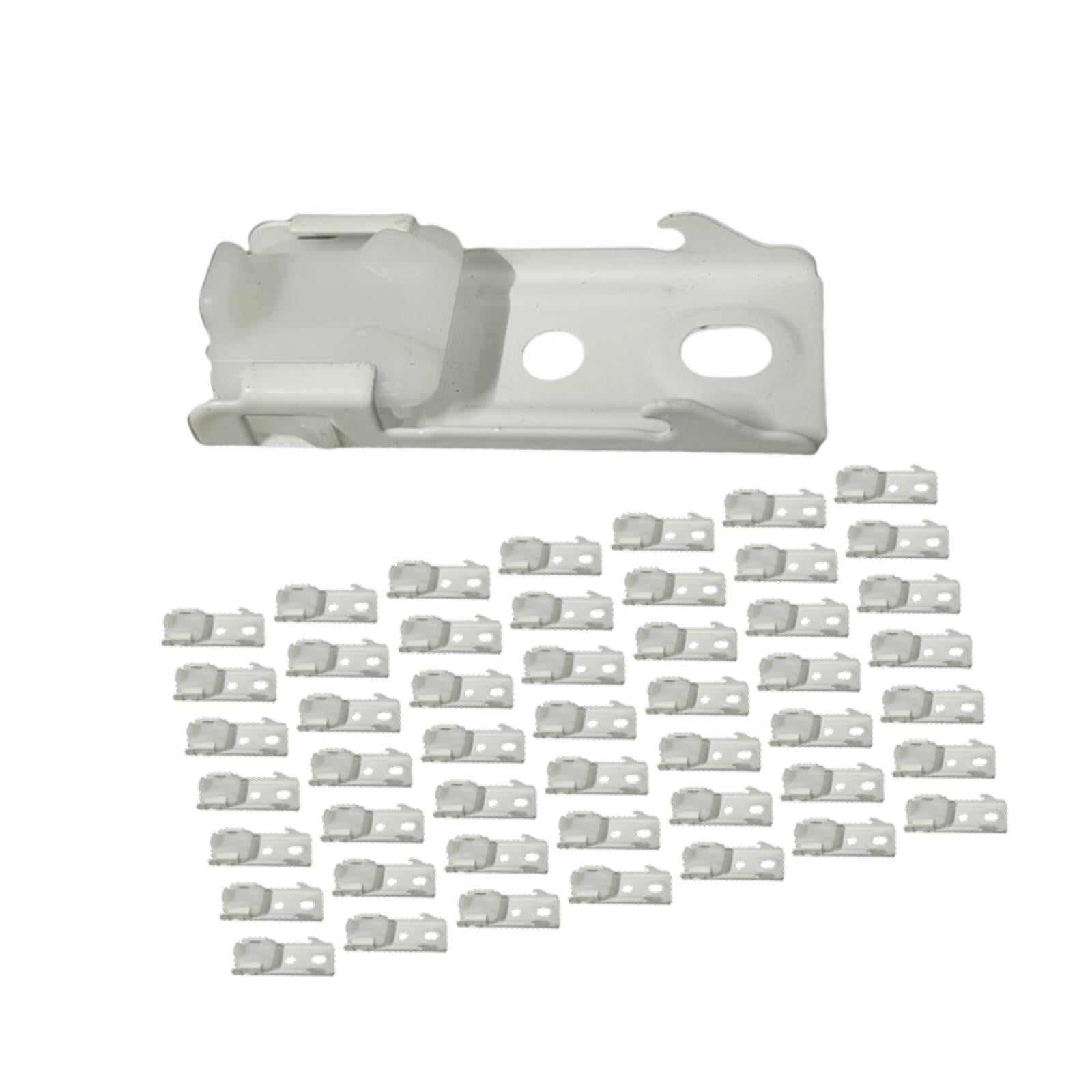 Bothyi - 50 Soportes De Montaje En Techo Para Montaje En Pared De Techo Para Dormitorio, Hogar, Sala De Estar, Color Blanco