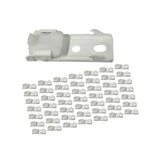 Bothyi - 50 Soportes De Montaje En Techo Para Montaje En Pared De Techo Para Dormitorio, Hogar, Sala De Estar, Color Blanco