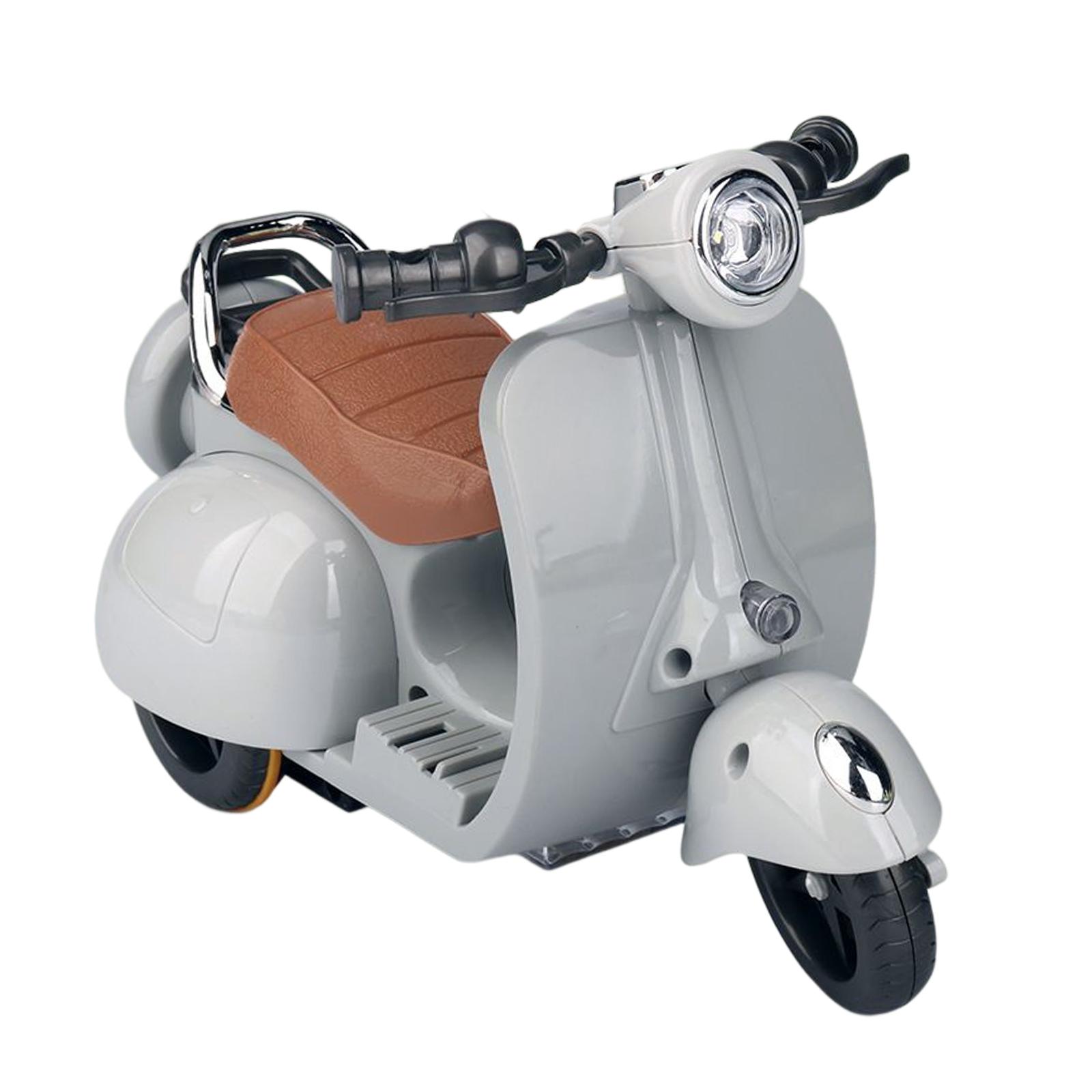 Magideal - Motocicleta Acrobática Giratoria De 360 Degree, Accesorios Para Hámster, Juguetes Eléctricos Para Mascotas, Juguete De Baile De Dibujos Animados, Suministros Para Mascotas, Motocicleta Gris