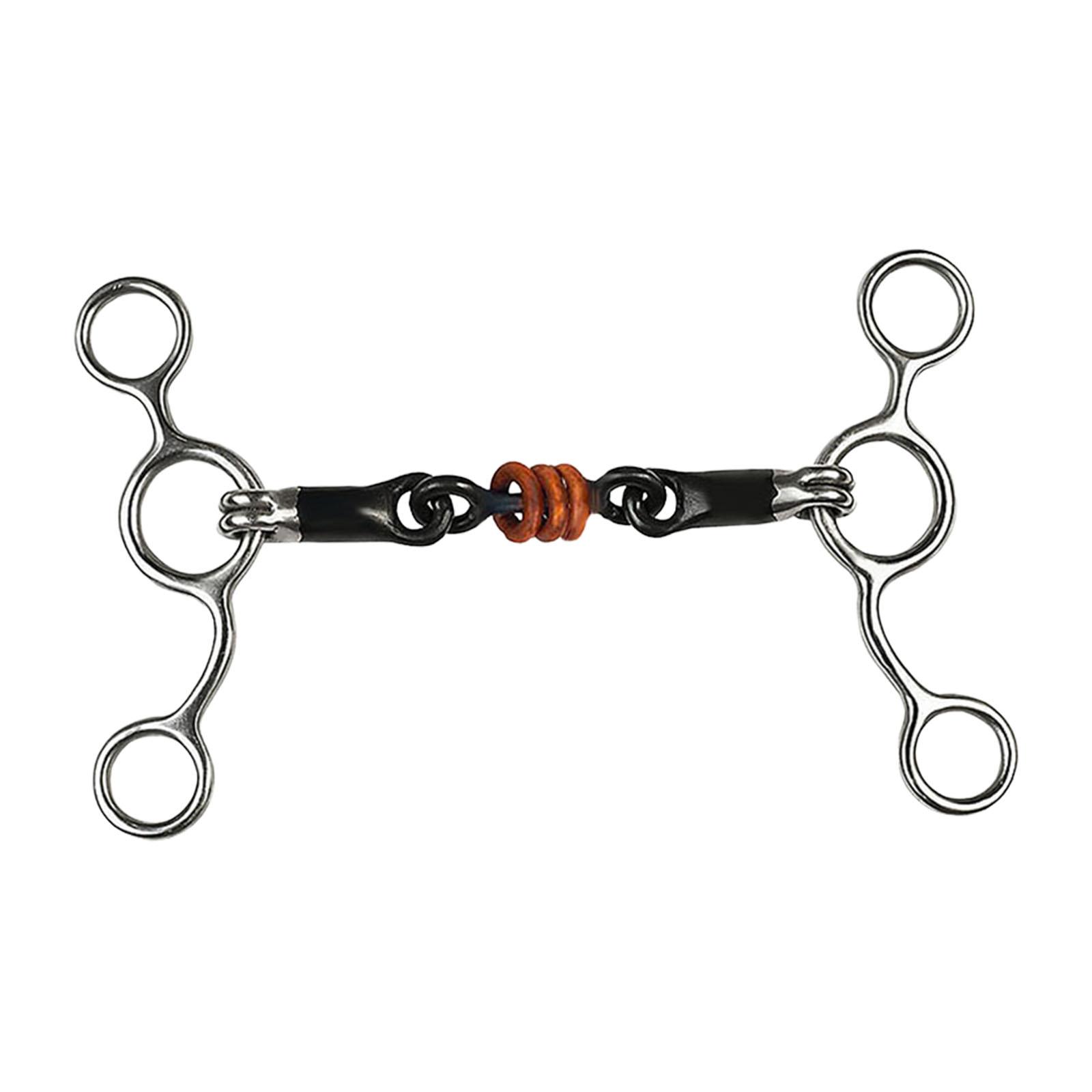 Ioensy - Broca De Caballo En Forma De H, Para Rendimiento De Masticación De Caballos Ecuestres, 135Mm