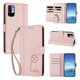 thumbnail image 2 of Funda Cartera Trébol para Xiaomi Poco M3 Pro 5G con Ranuras Tarjetas y Carga Inalámbrica Rosa, 2 of 6