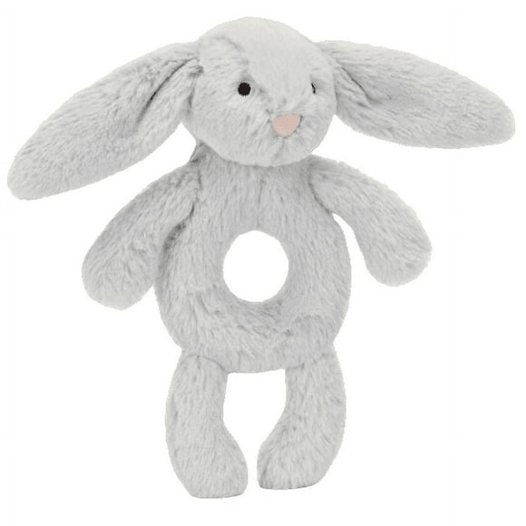 Jellycat Peluche Sonajero Bashful Conejo Gris