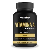 Vitamina A Esencial 60 Capsulas 500Mg Nutrilife+ Bienestar Sin Sabor
