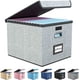 thumbnail image 1 of Caja organizadora de archivos Huolewa, portátil mejorada, con tapa, 1 of 7
