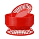 thumbnail image 4 of 24x Cestas De Comida Cestas Clásicas De Delicatessen Para Hamburguesas De Pollo Cocina Roja, 4 of 5