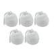 thumbnail image 5 of 5 piezas bolsa de bola de tiza calcetín polvo antideslizante embalaje bolsa con cordón bolsa para entrenamiento Fitness escalada en roca levantamiento, 5 of 5
