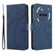 thumbnail image 3 of Funda tipo cartera con tapa para Nothing Phone 3A con tarjetero, soporte y cubierta magnética Azul, 3 of 5