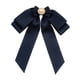 thumbnail image 3 of Broche Con Lazo Preatado Para Mujer, Elegante Broche Para Corbatas, Bufanda, Camisas, Blusa, Azul Profundo, 3 of 5