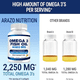 thumbnail image 4 of Fish Oil Omega 3 Arazo Nutrition 4080mg 120 Softgels, 4 of 7