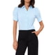thumbnail image 1 of INSPIRE CHIC Camiseta de Trabajo de Una Pieza para Mujer con Botones, Manga Corta, Blusa Azul Cielo Talla S, 1 of 6