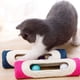 thumbnail image 1 of 1pc Cat Toy: Enhance Your Cat's Playtime with a Sisal Scratch Board and Colorful Balls!, 1 of 3