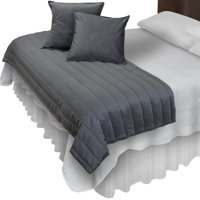 Mallorca - Piecera Con Fundas Sk Velvet Grafito Reversible