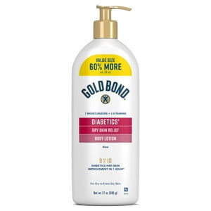 Loción Corporal Gold Bond Para Aliviar La Piel Seca De Los Diabéticos, 620 Ml