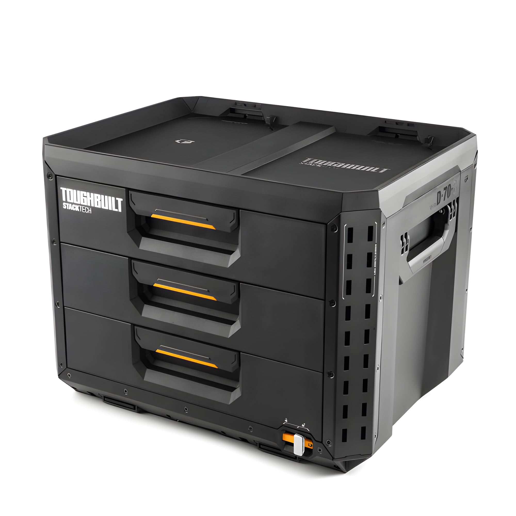 Caja De Herramientas Toughbuilt Stacktech Xl Con 3 Cajones, Capacidad De 14 Kg