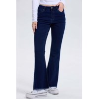 Fashionspark - Jeans Mujer Monse Flare Azul Oscuro