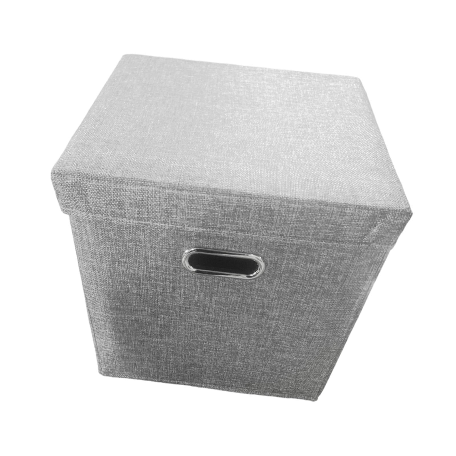 Bothyi - Caja De Almacenamiento De Discos De Vinilo De 12 Pulgadas, Estuche Para Discos De Cd, Organizador De Estuche De Transporte, Color Gris