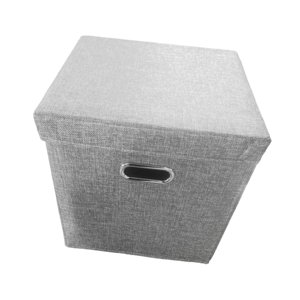 Bothyi - Caja De Almacenamiento De Discos De Vinilo De 12 Pulgadas, Estuche Para Discos De Cd, Organizador De Estuche De Transporte, Color Gris