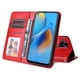 thumbnail image 4 of Funda tipo cartera FOXDOCK para OPPO A95 4G , diseño girasol en relieve, cuero PU, cierre magnético, soporte y tarjetero, 4 of 5