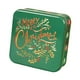 thumbnail image 5 of Caja De Galletas Navideñas Con Forma De Lata De Hierro Con Dibujos Animados Para Fiestas De Año Nuevo, Vacaciones, Color Verde FELIZ, 5 of 5