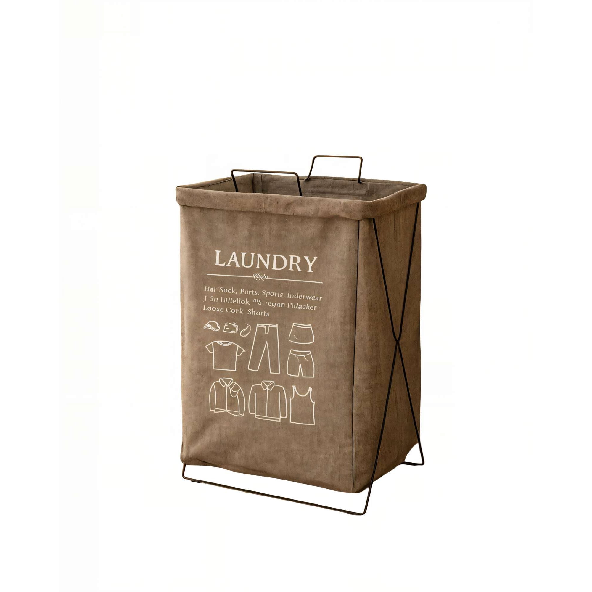 Genérico - Cesta De Ropa 36cmx59cm Color Marron