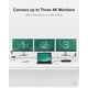 thumbnail image 3 of Estación de acoplamiento USB C triple monitor 4K 12 en 1 enchufable, 3 of 6