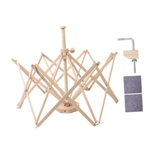 Bothyi - Devanador De Madejas De Hilo De Madera, Rápido, Resistente Y Ligero, Para Tejer A Crochet.