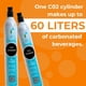 thumbnail image 5 of Recarga de bidón de CO2 FIZZIT de 60 L con rosca, paquete de 2 unidades para hacer refrescos, 5 of 6
