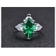 thumbnail image 3 of Anillos de Compromiso para Mujer Corte Marquesa 8 X 16 Mm Circón Anillos de Boda de Eternidad Anillos de Plata Esterlina S925 para Mujer Elegantes Hipoalergénicos Anillos de Promesa Personalizados, 3 of 9