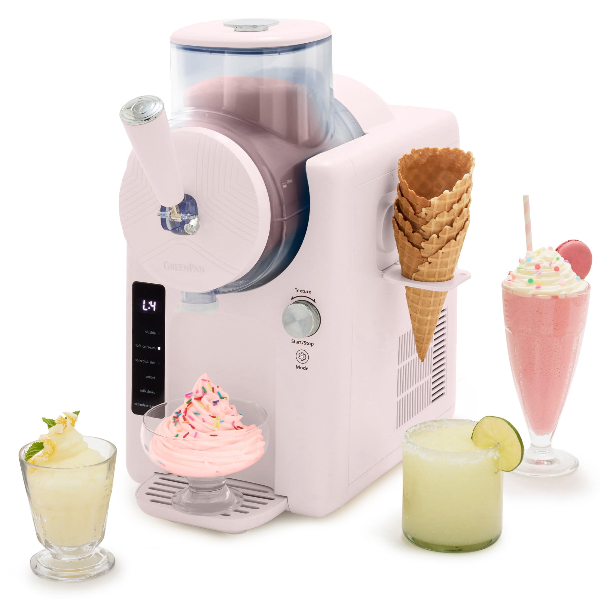 Máquina De Helados Y Granizados Greenpan Frost Rosa