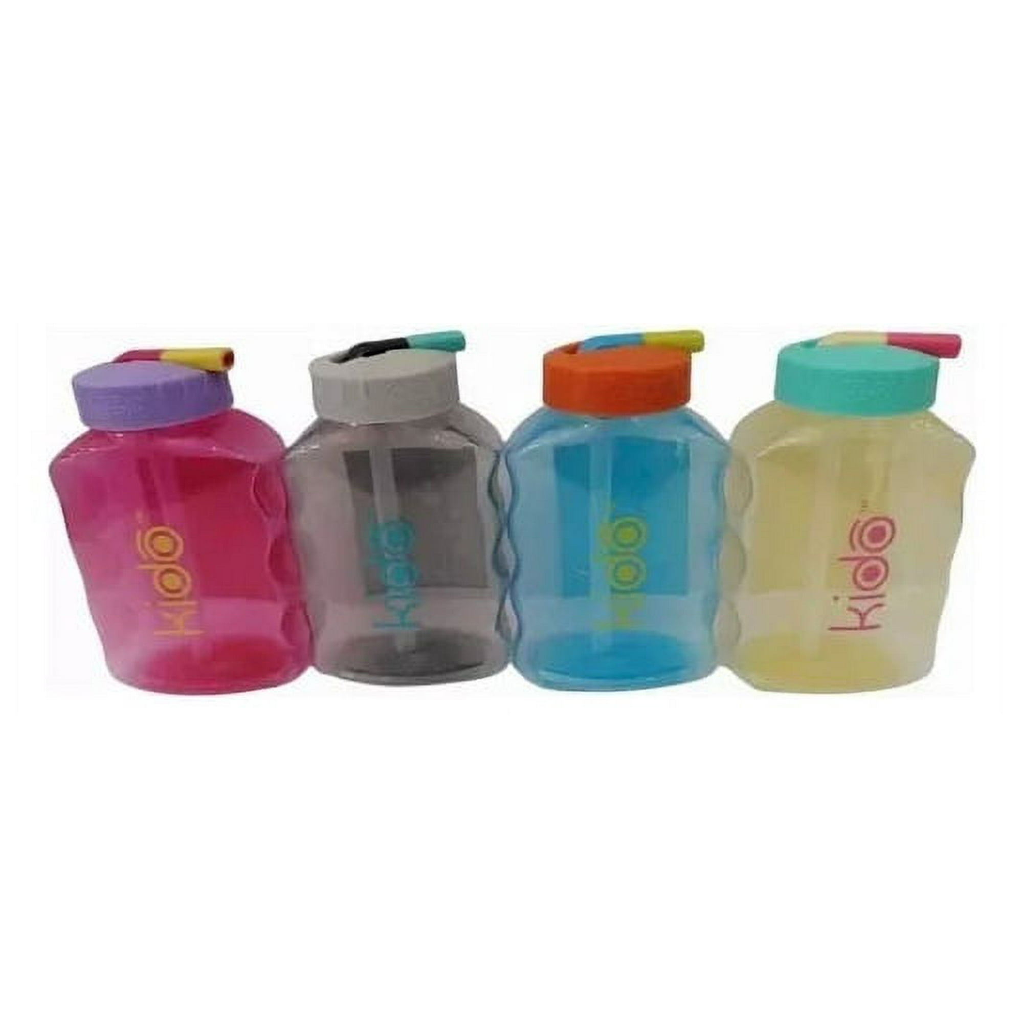 Disparo - Pack 4 Botella De Agua Toma Jugos Niños Niñas 250 Ml