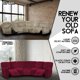 thumbnail image 4 of Funda para muebles ULTICOR, sofá reclinable de terciopelo en forma de L, color burdeos, 4 of 6