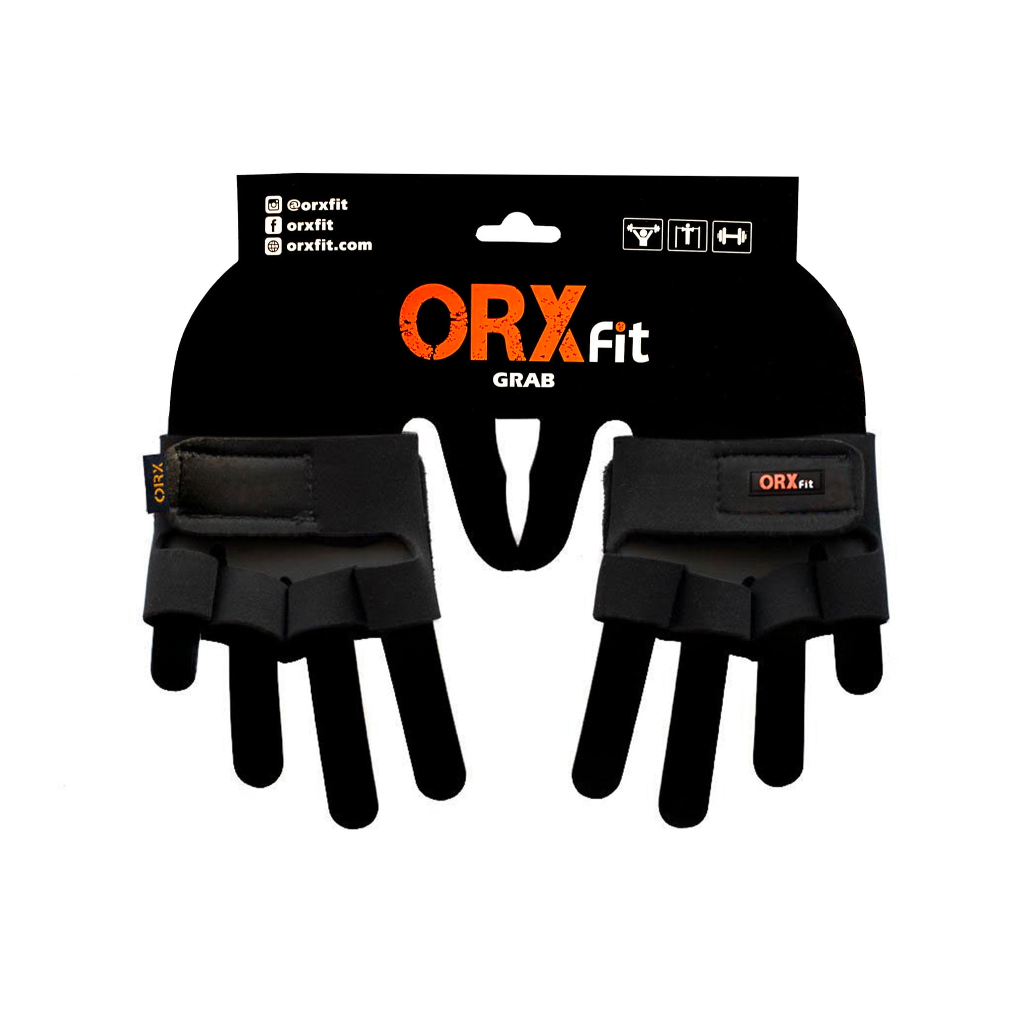 Orxfit - Guantes Grab Hombre Classic Negro