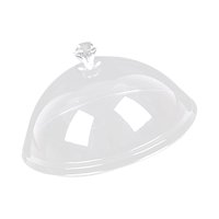 Magideal - Cubierta Acrílica Para Alimentos, Bandeja Para Pasteles, Bandeja Para Servir Ensaladas, Cubierta Transparente, Tapa Para Pasteles Con Cúpula, Tapa De , 12 Pulgadas