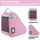thumbnail image 5 of Bolsa de Patinaje HEXIFUL Color Menta-Rosa/Azul Impermeable, 5 of 6