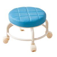 Bothyi - Taburete Bajo Giratorio De 360° Con Polea Para Sala De Estar Y Garaje.