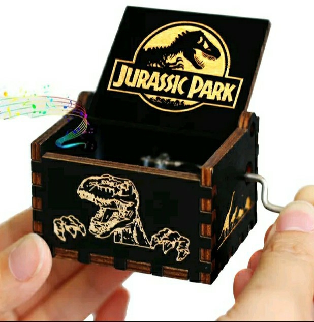 Joga - Caja Musical Jurassic Park Con Manivela