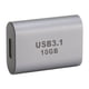 thumbnail image 5 of Adaptador USB 3.1 a Tipo C hembra a hembra 10 Gbps Plug and Play Adaptador USB A a USB C para teléfono portátil, 5 of 8