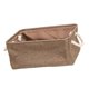 thumbnail image 4 of Compartimiento plegable de la tela de la cesta del almacenamiento de la tela con las manijas llevar café M, 4 of 5