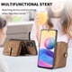thumbnail image 5 of Funda Tipo Cartera con Correa Cruzada para Xaiomi Redmi Note 10 5G Protección Contra Golpes Marrón, 5 of 5