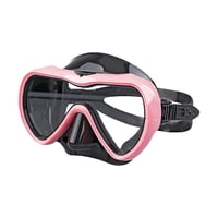 Ioensy - Gafas De Buceo Vista Clara Marco Grande Gafas De Natación Antivaho Ajustables Para Adultos Rosa